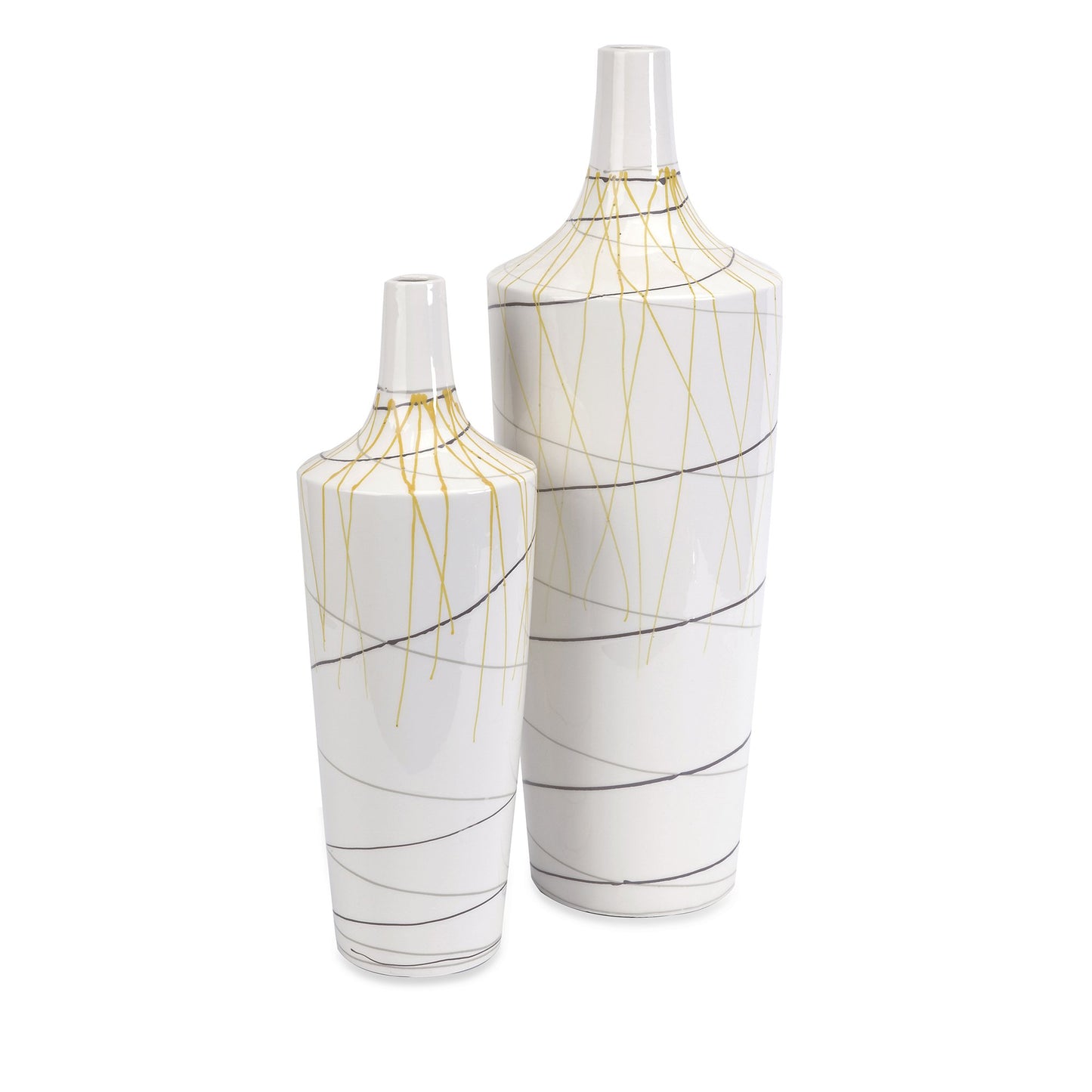 Curasso Retro Finish Vases - Set of 2