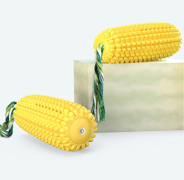 Pet Hot Sale Dog Toy Corn Molar Grinding Stick Chew Toy Dog Chew  Pet Interactive Dog Toys