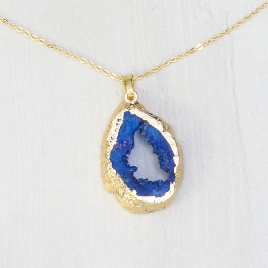 Xenia Geode Necklace