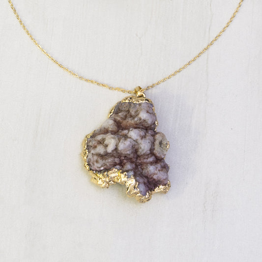 Elina Geode Necklace