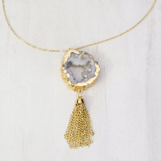 Erasma Geode Necklace