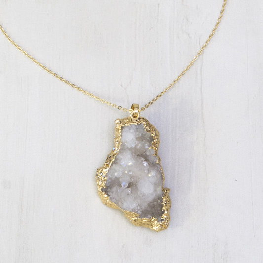 Jade Geode Necklace