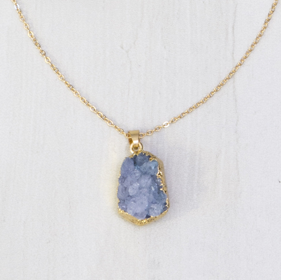 Tabby Geode Necklace