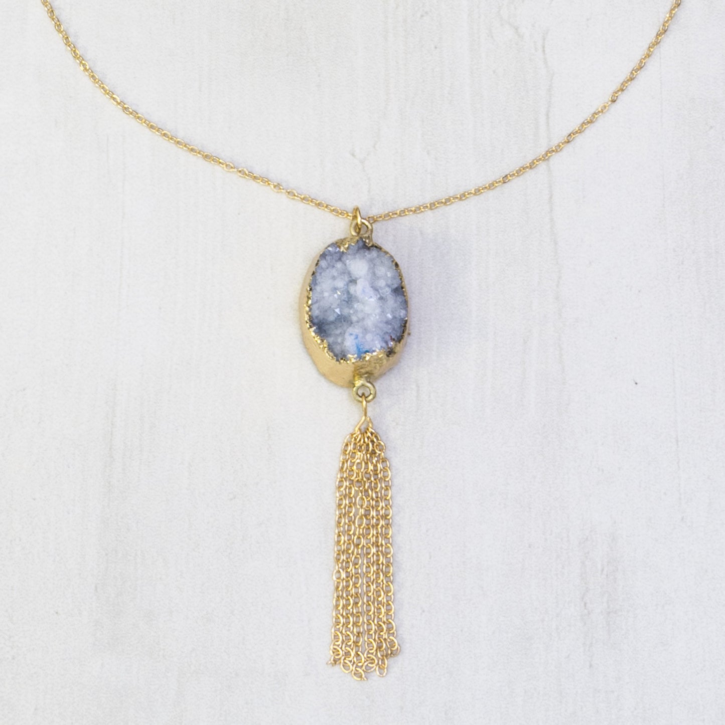 Usha Geode Necklace