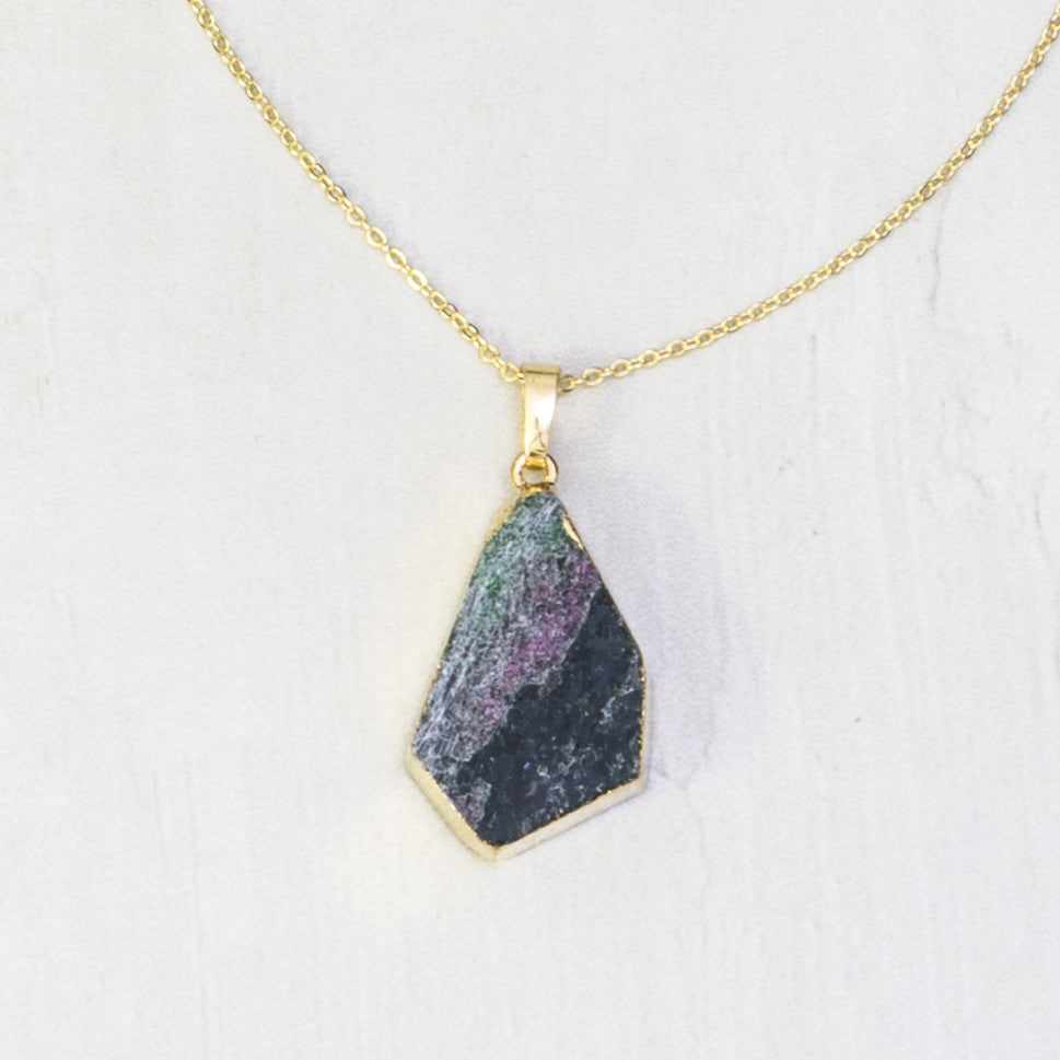 Lou Geode Necklace